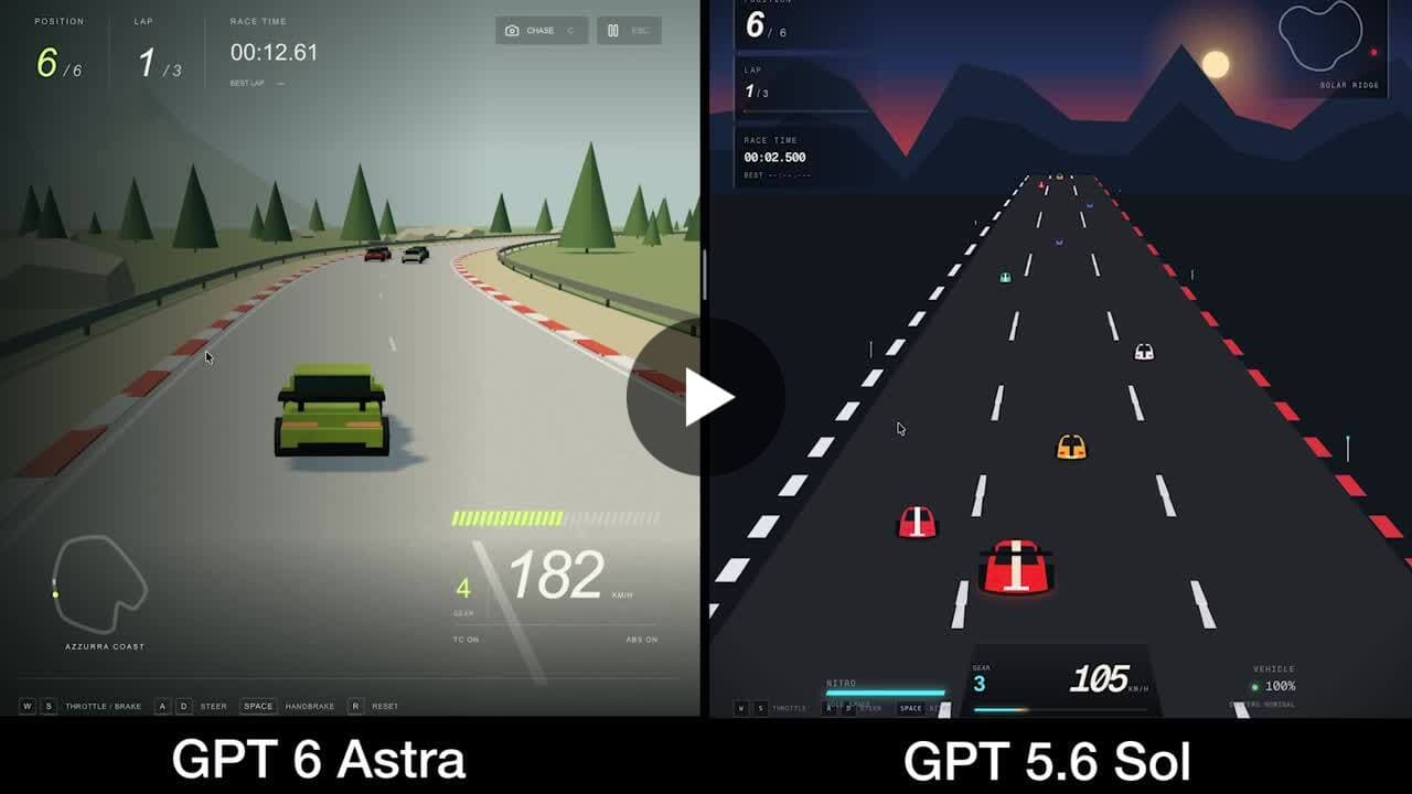 Video thumbnail for a two-model coding comparison